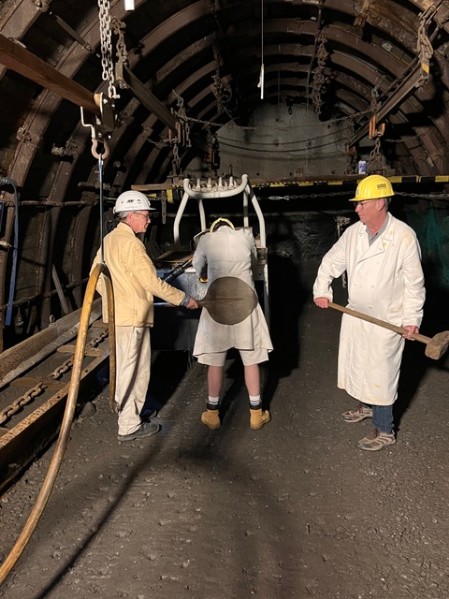 Der Schlag zum Bergmann